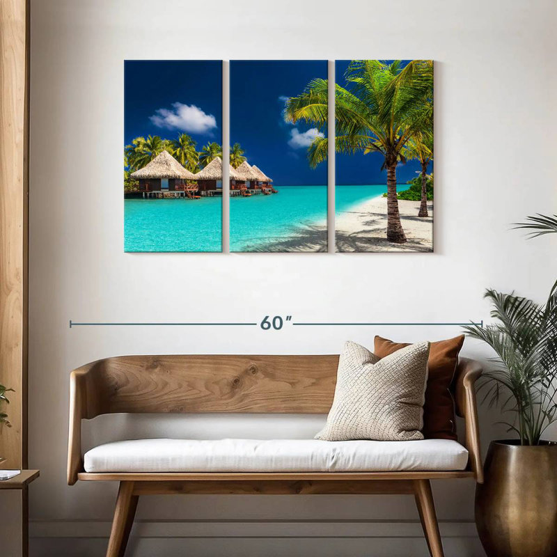 Gillard Maldives Lagoon, H 28 po x l 45 po