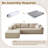 Boneless No Assembly Required Compression Packed 2 - Piece Corduroy Sofa-1911958013