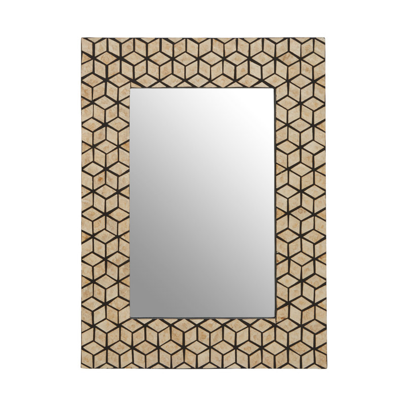 Bertrando Metal Flat Wall Mirror