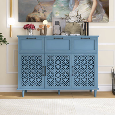 47.2"3 Door 3 Drawer Cabinet