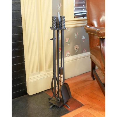 Gautreaux Iron Fireplace Tool Set