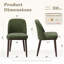 Chaise rembourrée en bois massif avec tissu doux-146253735
