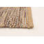 Tapis brun clair / ivoire en jute tissé à plat à la main Shelbina
