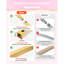 Support en arche, 8 x 8 pi, structure stable, facile à assembler, support carré en métal doré