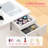 Gadson Manicure Table Nail Tech Desk with Dust Collector and Wrist Cushion, and Tempered Glass Display, Spacious Storage-108213868
