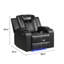 Fauteuil inclinable en similicuir 38 po Senol-1352532528