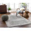 Tapis oriental oriental en polyester tissé à la machine en olive / or / beige / gris-34065780