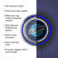 Horloge murale 14,5 po Blue Moon