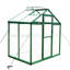 Serre en polycarbonate de 6 pi x 4 pi - Fabrication en aluminium à l'épreuve du vent pour les intempéries résistantes et résistantes au vent