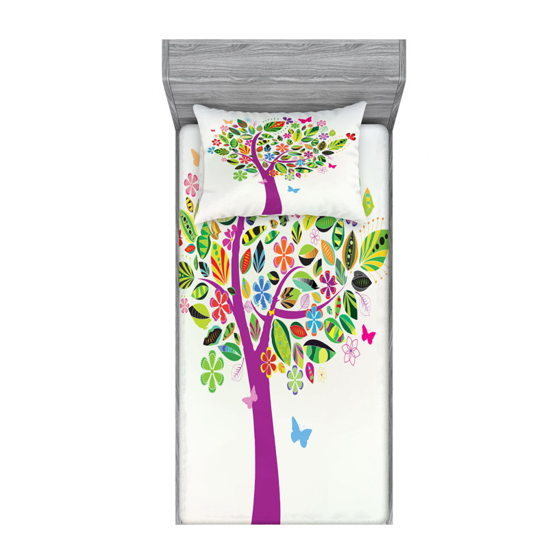Microfiber Sheet Set, Twin XL Sheet Set with Fitted Sheet