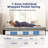 Sleep 12"/14” Hybrid Memory Foam Mattress-114683166-114683169