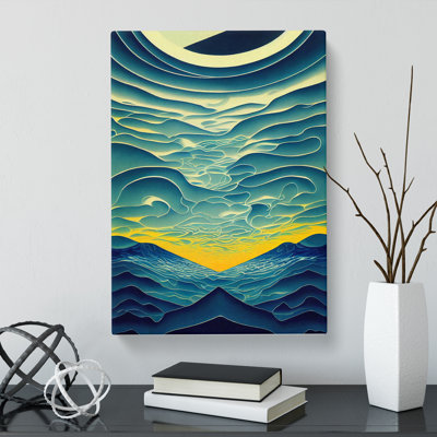 Unique Ocean Abstract Vol.1 - Wrapped Canvas