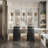Dimmable Brass Teardrop Wall Sconce-1926187620