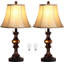Lampe de table en métal Valier