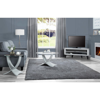 Fennell Glass Top Living Room Table Set
