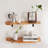 Live Edge Natural Fir Wood Shelves, Wall Mounted Shelves, Set of 2-288973675-288973676