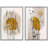 Abstract Botanical 2 - Pieces-100707985-100707986