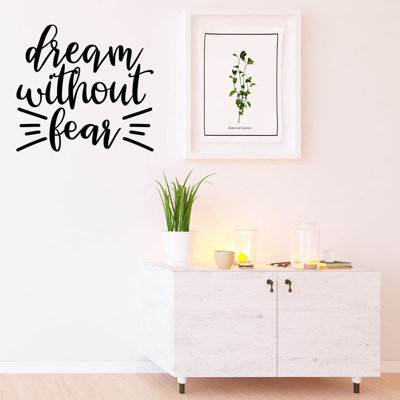 Text & Numbers Non-Wall Damaging Wall Decal