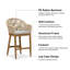 Tabourets de bar et de hauteur pour patio Aleza-406576256-406576261-406576259