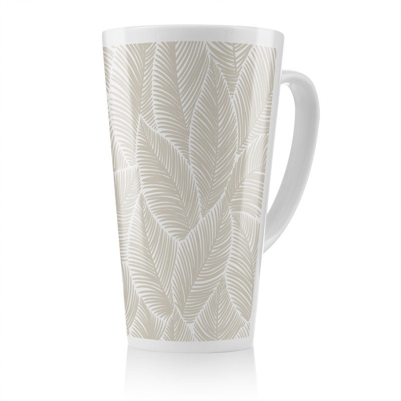 leaves Designer Latte Mug