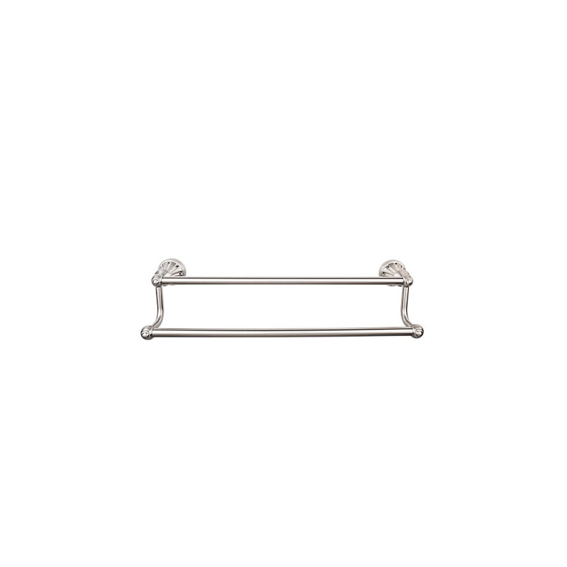 Hudson Bath Double 26 1/4" Wall Mounted  Towel Bar, Brushed Satin Nickel