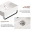 Lavabo vasque blanc