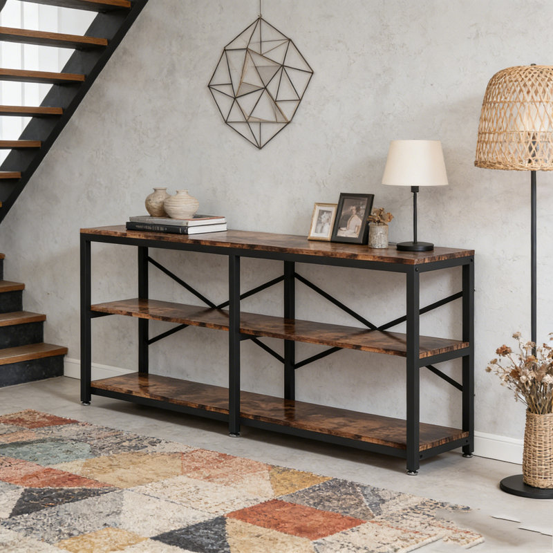 Sofa Table,3-Tier Hall Table,Console Table