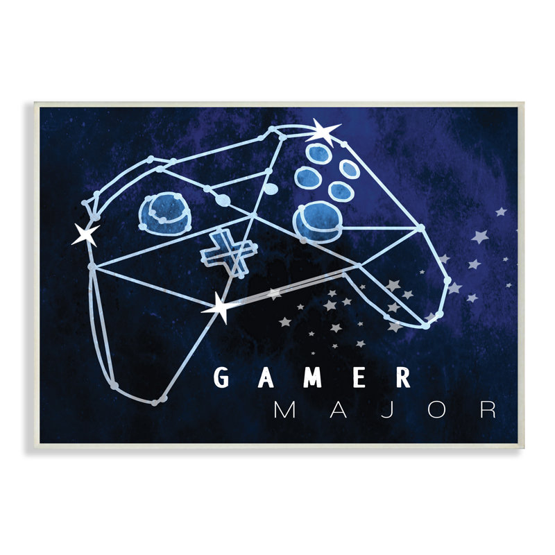 Gamer, Plaque murale, H 10 po x l 15 po x P 0,5 po