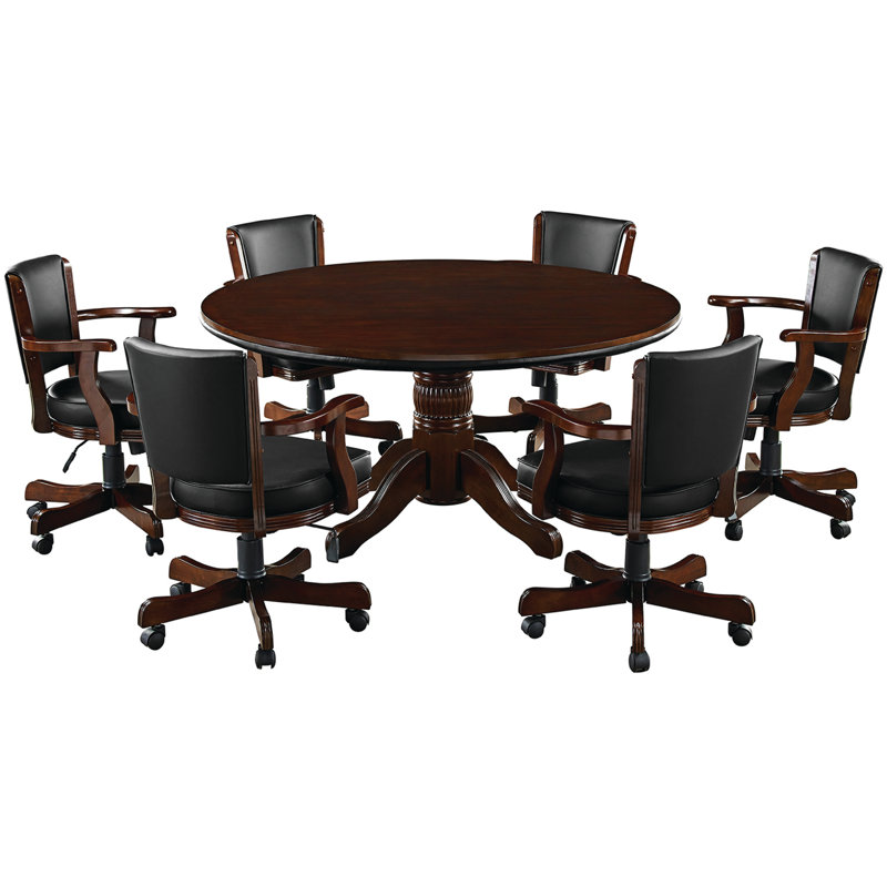 Maynes High-Back Game Chair By RAM Game Room, Cappuccino