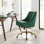 Chaise de bureau en velours Discern Performance par Modway-1079178931