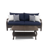 Barcelo 5 Piece Rattan Sofa Set with Cushions