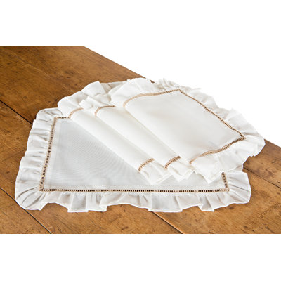 Récapitulatif 20" hemstitch/volant trim