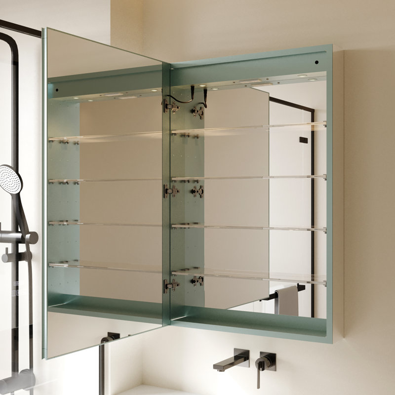 Haubert 24 Inch LED Medicine Cabinet