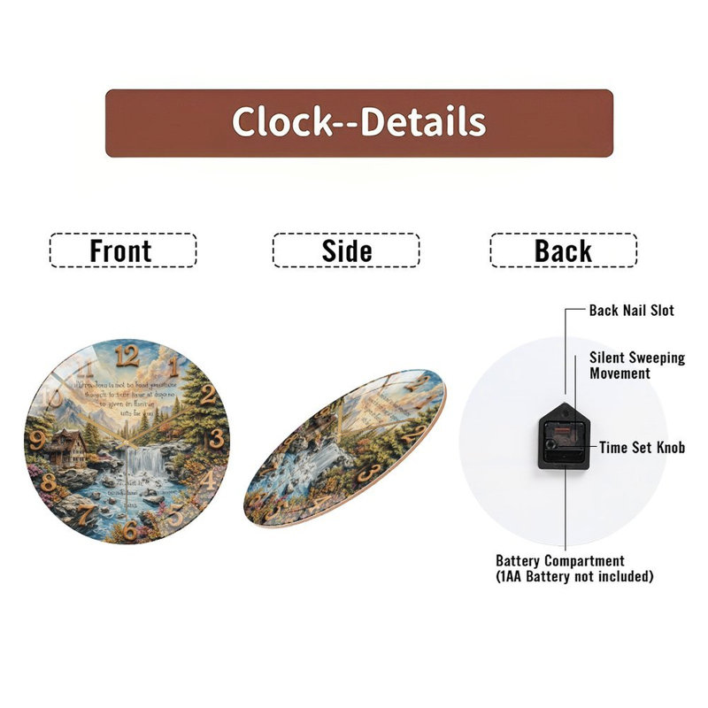 Horloge murale horloge murale 12 po