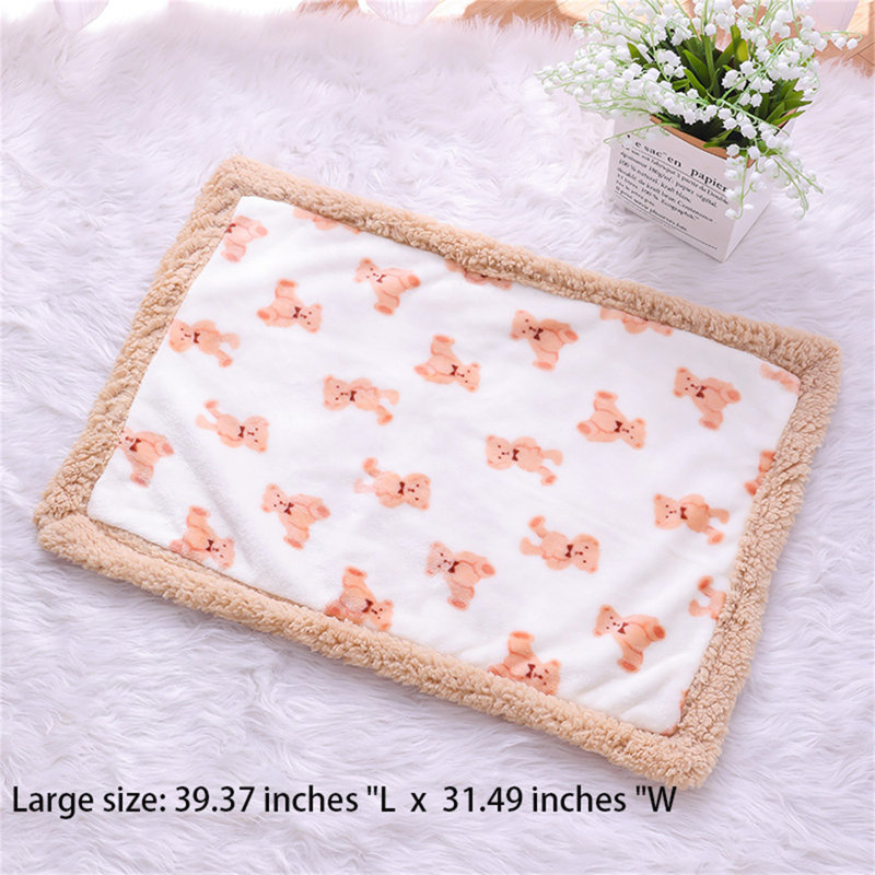 Petite couverture chaude à double couche, L 31,49 po x L 39,27 po