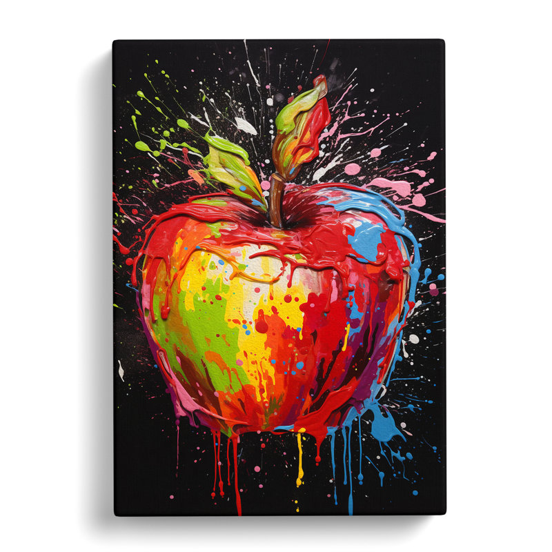 Apple Action - No Frame Print, 60cm H x 40cm W x 3cm D