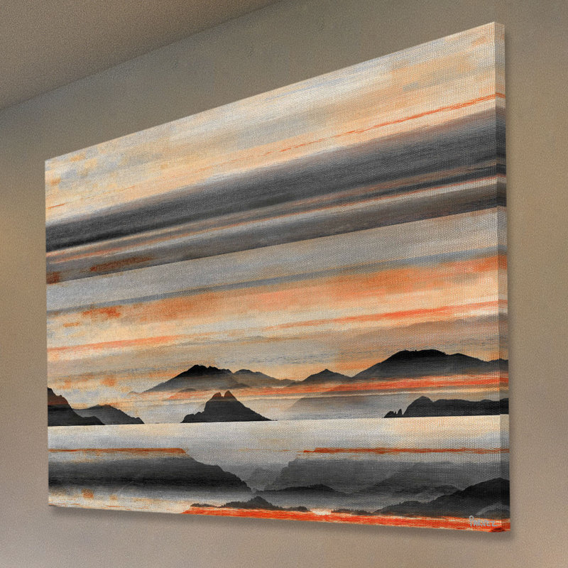 " Hidden Mountains " by Parvez Taj, 24" H x 36" W x 1.5" D