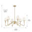 Lustre classique / traditionnel à 6 lumières à intensité variable Kahraman-340927958