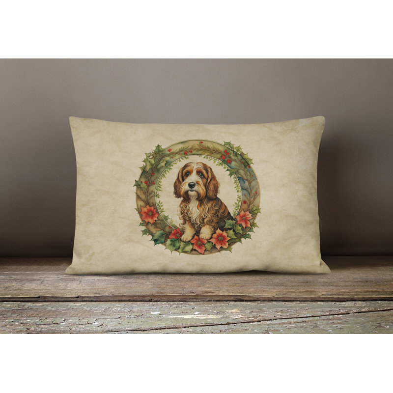 Coussin Christmas, 12 po x 16 po, Rectangulaire