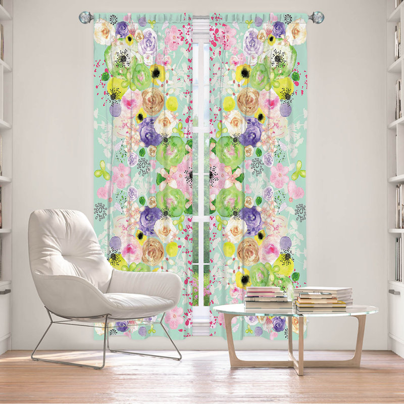 Room Darkening Curtain Pair, 20" W x 82" L