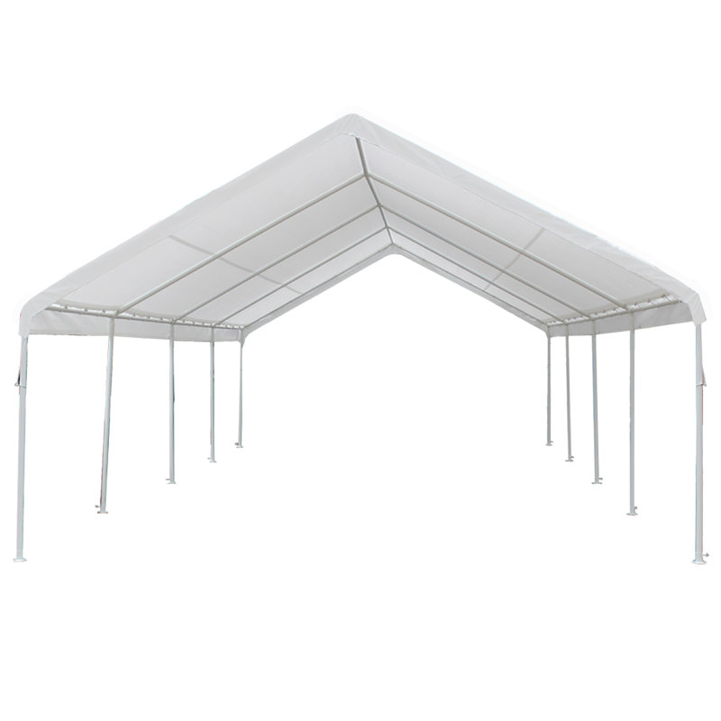 Universal Replacement Drawstring Roof Cover, White, 2"H x 216" W x 324"D