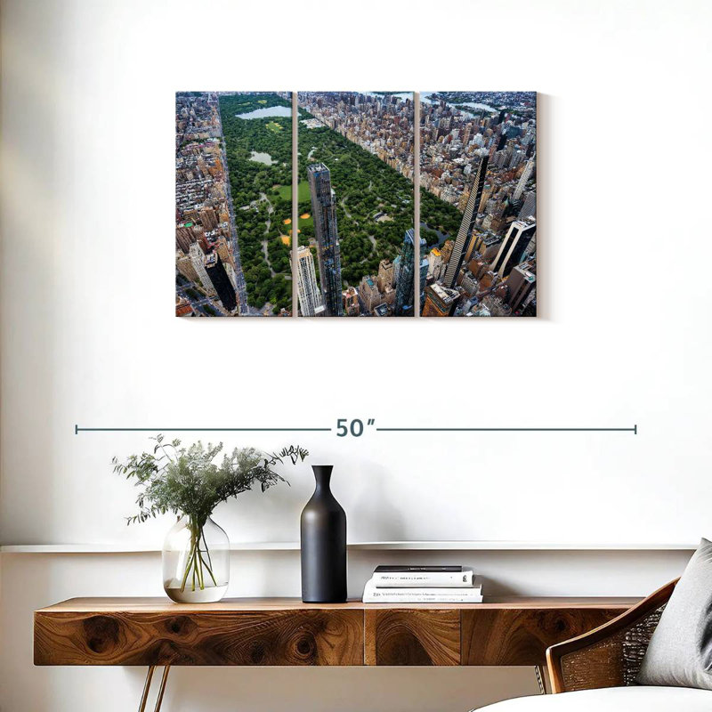 Nicci Above Central Park In NYC, 20" H x 33" W