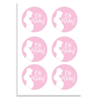 Autocollant de bébé papier de douche jetable
