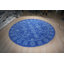 Tapis bleu rustique en laine touffeté à la main Rustic-1834812838