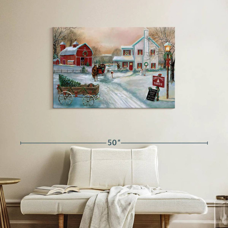 Ferme de Noël Alvord, H 26 po x l 39 po