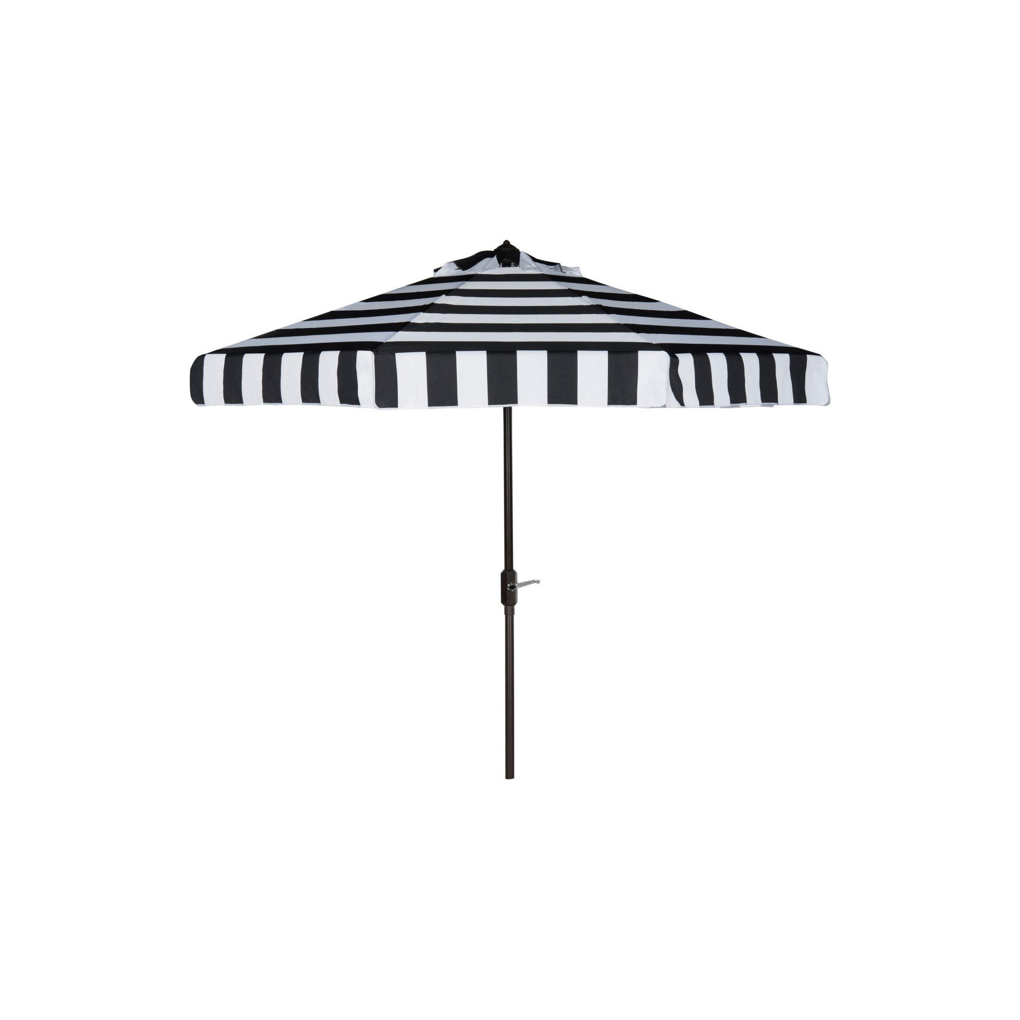 9' x 9' Market Umbrella, Black/White