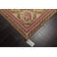 Tapis oriental ivoire / rose / brun en laine tissé à plat 9 pi x 12 pi Asmara