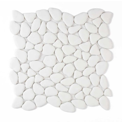 Huron Glass Pebbles Mosaic Tile