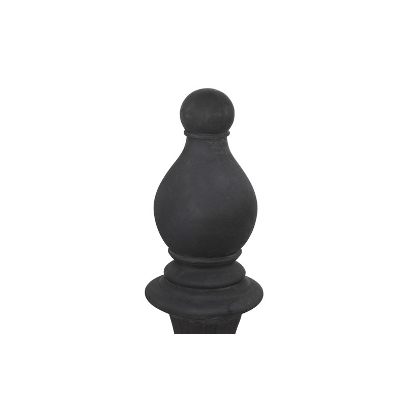 Bishop Chess Sculpture, Cast Stone, Small, Black