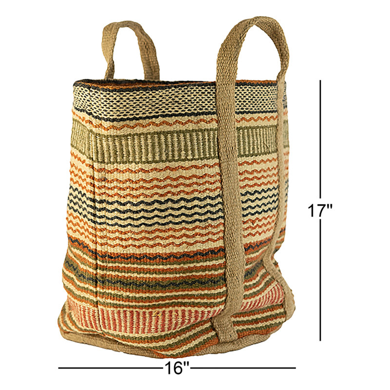 Ensemble de paniers en jute